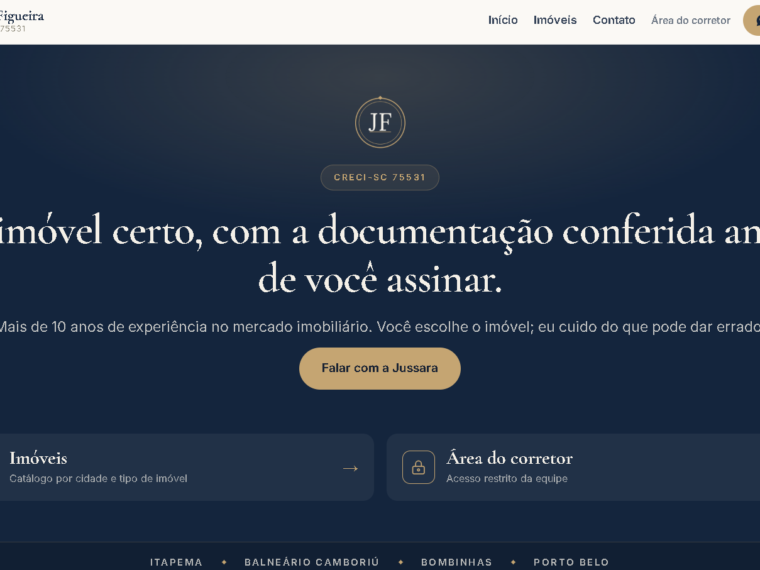 Site criado para Jussara Figueira